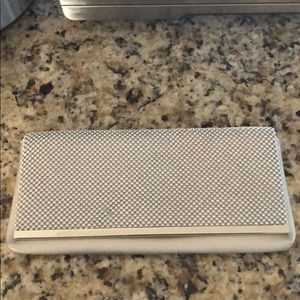 Crystal and silver purse